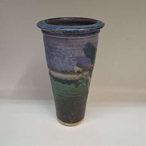 #250758 Flower Vase, Green $28 at Hunter Wolff Gallery